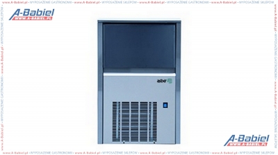 Kostkarka do lodu 40kg/24h, pojemność zasobnika 13kg, chłodzona powietrzem ASBER AIM-40 AM